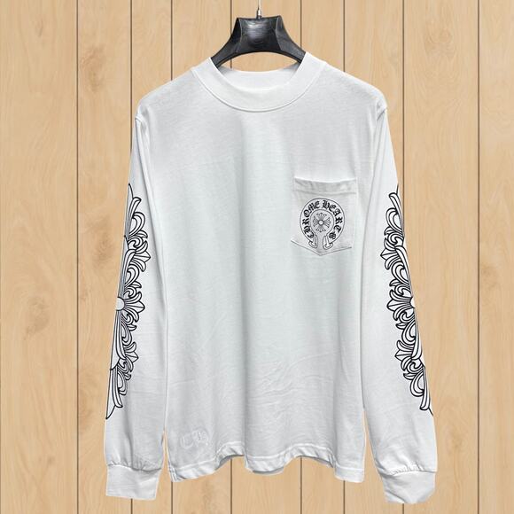 Chrome Hearts Men's Classic White Long Sleeve - Picture 1 of 4